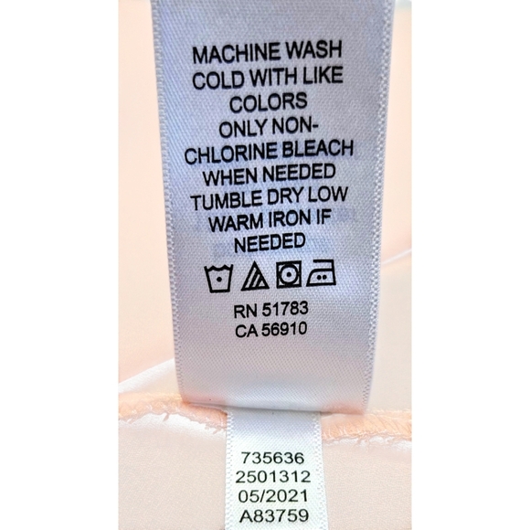 MAURICE'S Pink Sheer Inset V-Neck Tank Top Size Large - Picture 10 of 12